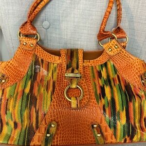 Sharif Orange and Multicolor Shoulder Bag 🔥🔥🔥with matching wallet